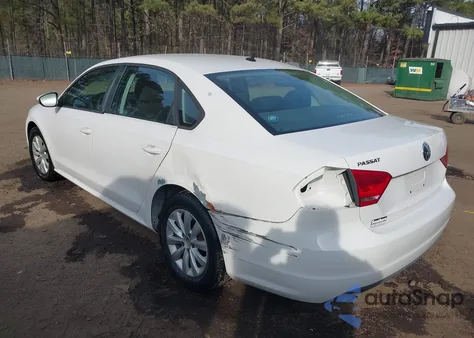 2012 Volkswagen Passat 2.5L S from USA, damaged, VIN 1VWAH7A3XCC016088